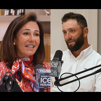 Santander's Ana Botín & Golfer Jon Rahm
