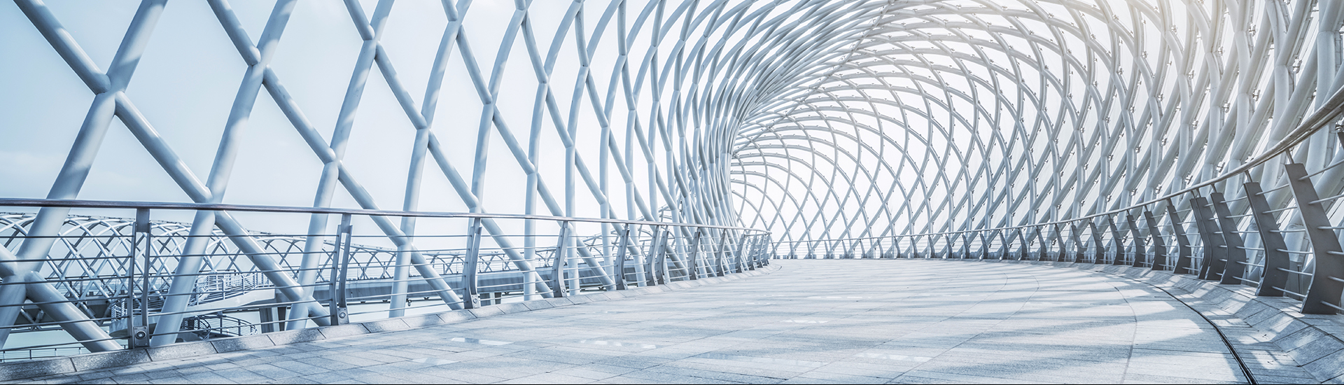 Data technology walkway